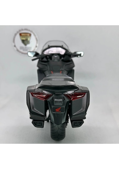 Honda Goldwing Dct Siyah 1:12 Diecast Motosiklet Model Lisanslı Metal Maket Oyuncak & Biblo