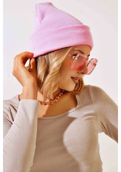 Boldy Klasik Spor Bere-Triko Bere-Unisex Nakışsız Bere-Düz Bere (482514314)