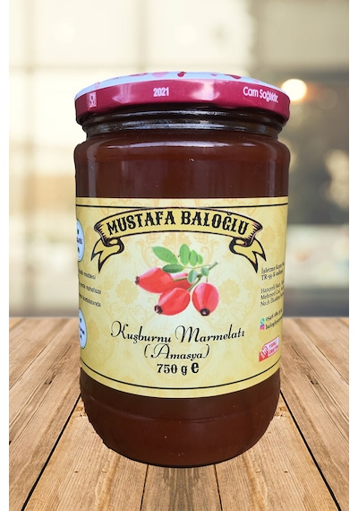 Mustafa Baloğlu Amasya Organik Kuşburnu Marmelatı 750 G