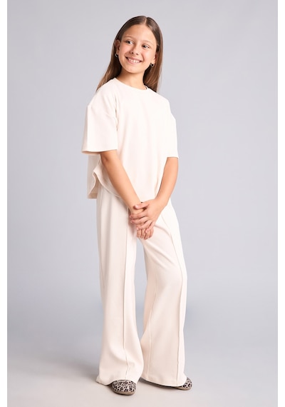 Defacto %100 Pamuk Regular Fit 2li Takım Kız Çocuk I0592a826aubg350 Bej-bg350