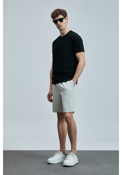 Lufian Erkek Onıx Modern Grafik T-shirt 111020243 Siyah Siyah
