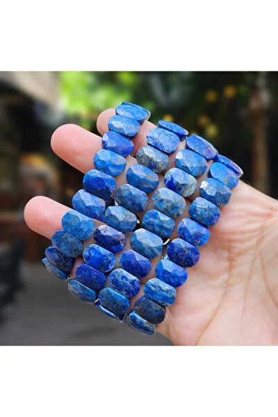 Doğal Hakiki Original Lapis Taşı Bileklik Lacivert