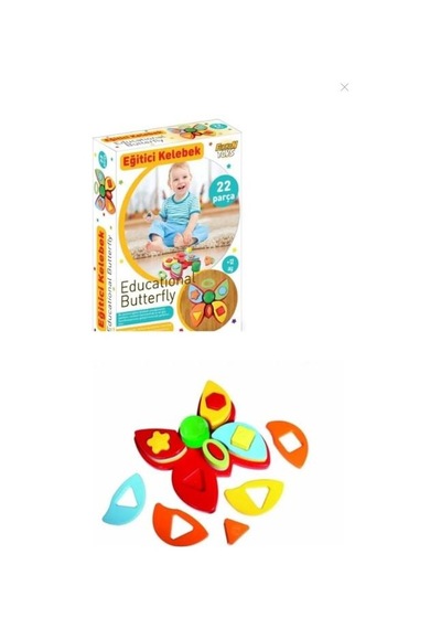 Furkan Toys Babies Eğitici Kelebek 22 Prç Zeka Geliştirici oyuncak