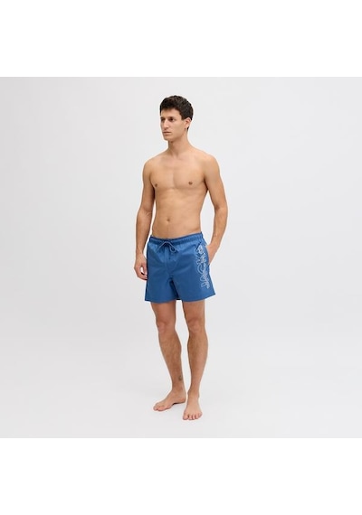Jack&jones Jack Jones Şort Mayo Maui Wave Logo Regular Mavi