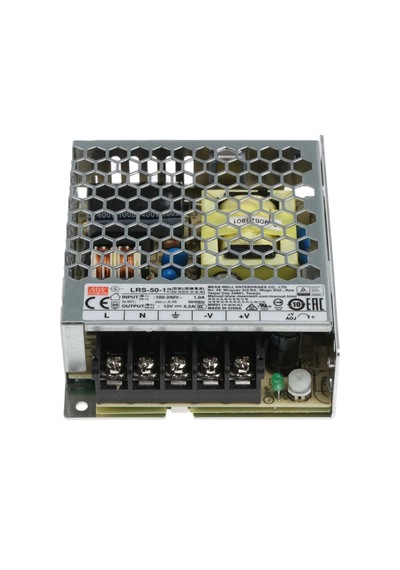 Lrs50-12 Smps Anahtarlamalı Güç Kaynağı , 1 Çıkışlı, 4,2a 50w