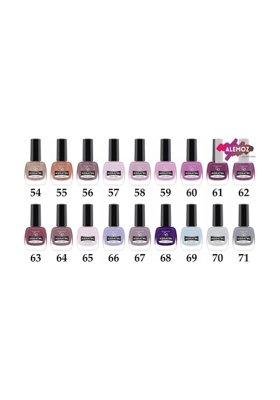 Golden Rose Keratin Nail Color No: 10 - Keratin İçerikli Güçlendirici Parlak Oje Diğer