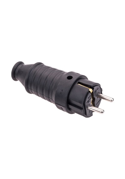 Byes 1x16a 2p+e 250v Kauçuk Düz Fiş Ip44