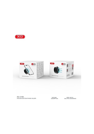 Xo C155 Otomatik Vakumlu Manyetik Telefon Tutucu - 4kg Taşıma Kapasiteli Metal Stand