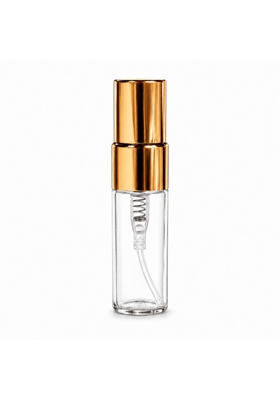 50 Adet Boş Cam Parfüm Numune Şişe, 3 Ml, Vidalı, Şeffaf, Metal Kapaklı