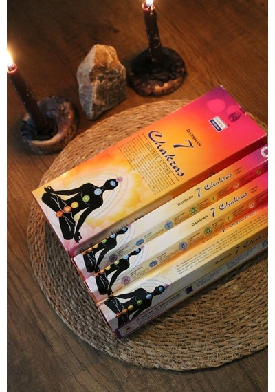 7 Çakra Spiritüel Tütsü 6'lı Paket