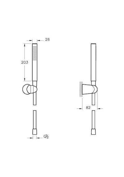 Artema Sticx 1F El Duşu Takımı A45710 Krom
