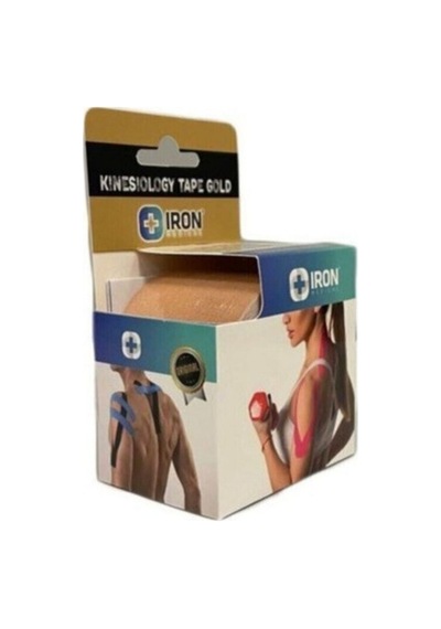 Iron Kinesio Tape Gold  Bandı 5 cm x 5 mt - Ten Rengi