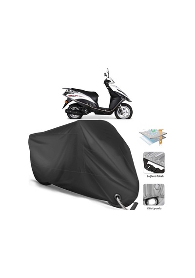 Kanuni Mati 125 Motosiklet Branda (Bağlantı, Kilit Uyumlu)-Siyah (457269461)