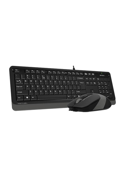 A4 Tech F1010 Q Usb Gri Mm Kablolu Klavye Mouse Set