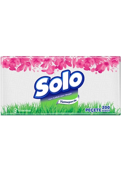 Solo Peçete 200'lü 6 Paket