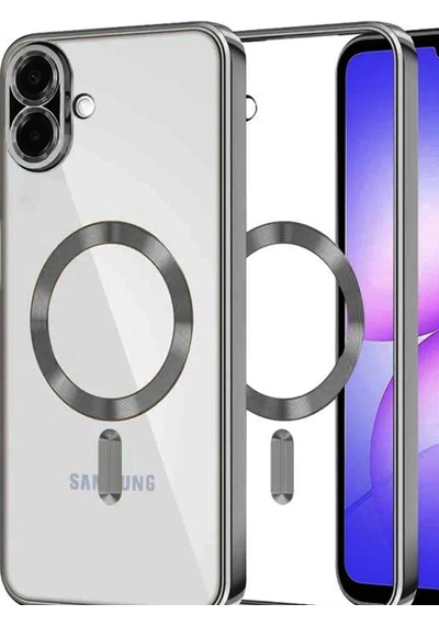 Newface Samsung Galaxy Uyumlu A07 Kross Magneticsafe Kapak - Glblseme - 97 Titan Gri