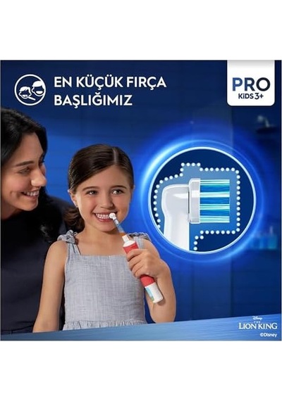 Pro Kids The Lion King Şarjlı Diş Fırçası Açık Ahşap