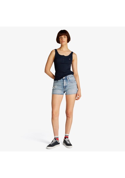 Tommy Hilfiger Hot Bi6114 Kadın Mavi Şortdw0dw20087