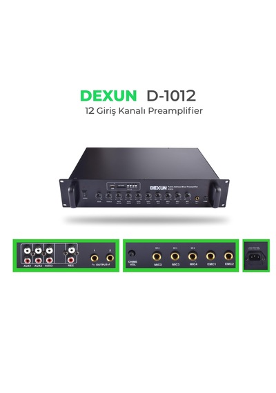 Dexun D-1012 12 Kanal Anfi