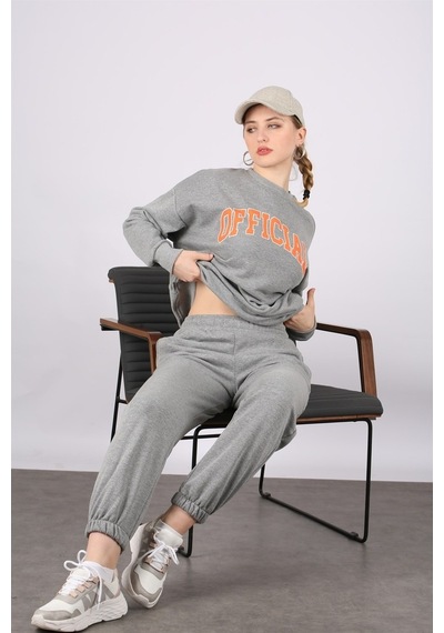 Madmext Mad Girls Gri Eşofman Takım Mg944 Gri