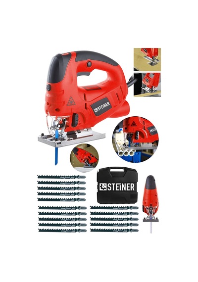 Steiner 4000 Watt Lazerli Otomatik Dekupaj Çantalı Kırmızı+ 15 Uç