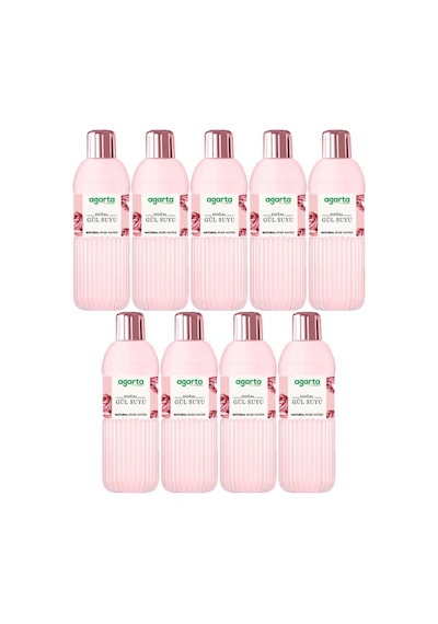 Agarta Doğal Gül Suyu 400ml 9 Lu Set