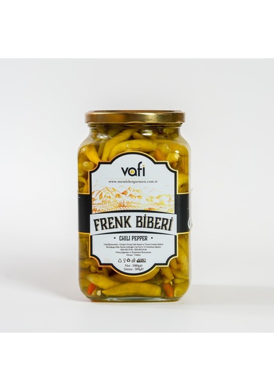 Vafi Turşu Serisi Frenk Biberi Turşusu 1000cc-500gr-8490