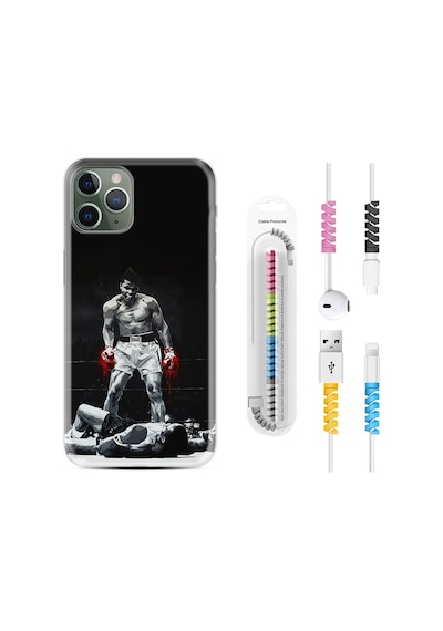 Apple Uyumlu iPhone 13 Pro Kılıf Kablo Koruyuculu Moon Baloon 1369
