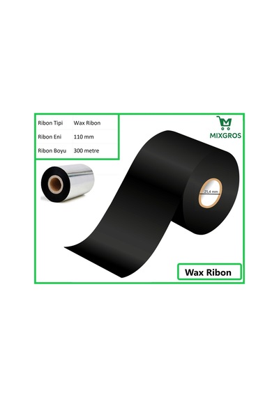110x300 Metre Wax Ribon 1 Adet