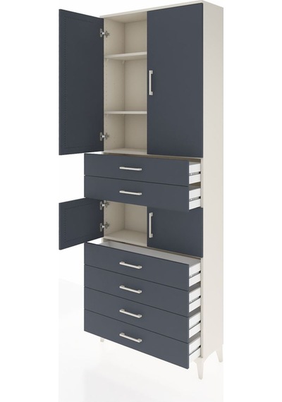 Arges Dolap 4 Raflı 6 Çekmeceli 4 Kapaklı 88x30x243 Aytaşı-an... Aytaşı Arges Dolap 4 Raflı 6 Çekmeceli 4 Kapaklı 88x30x243 Aytaşı-an... Aytaşı