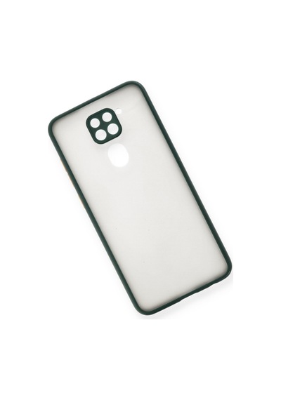 Xiaomi Redmi Note 9 Uyumlu Kılıf Montreal Silikon Kapak - Yeşil