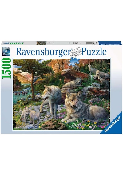 Ravensburger 1500 Parça Wolves İn Spring Puzzle