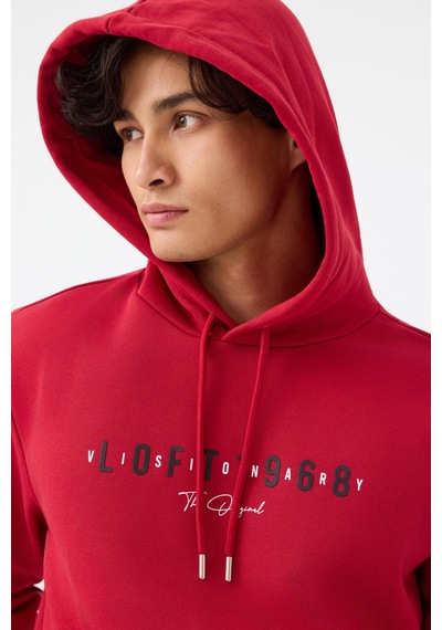 Loft Lf2041023 Erkek Sweatshirt Bordeaux