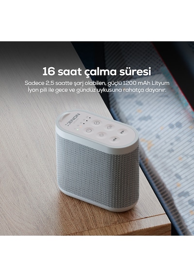Xenon Smart Beyaz Gürültü Makinesi | 21 Sesli, Akıllı Zamanlayıcılı, Bebek ve Yetişkin Uyumlu, Uyku Arkadaşı (X6230)