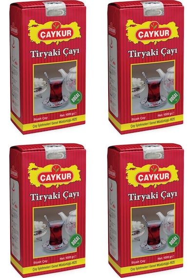 Çaykur Tiryaki Çayı 1000 Gr X 4 Adet