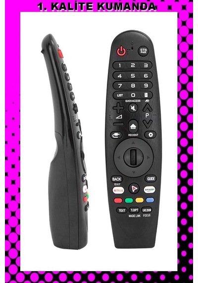 Uzaktan Kumanda 1.kalite Kumanda Mazamapp Rml900 Lg Smart Akıllı Kumanda Usbli Tüm Modeller İçin