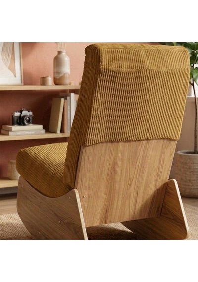 Comfort Sallanır Koltuk Tv Koltuğu Sallanan Berjer Sandalye Hardal