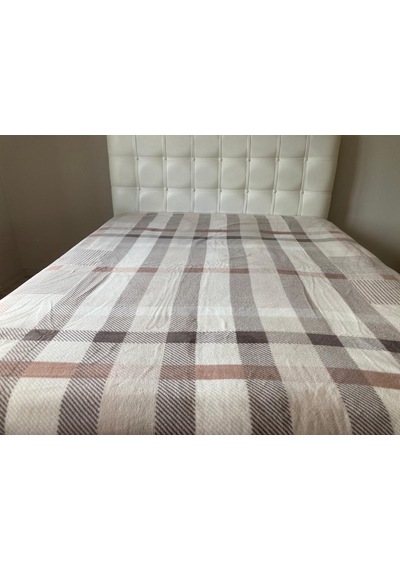 Mink Lacasa Lüks Vizon Battal Boy 1084 Kahve Battaniye 200X240 Vizon