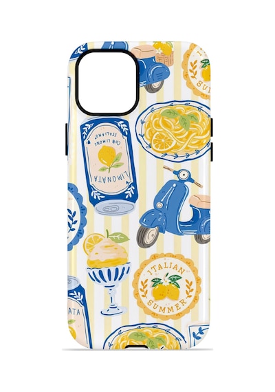 Apple iPhone Uyumlu 13 Vorian Çift Katmanlı Kılıf Italian Tableware