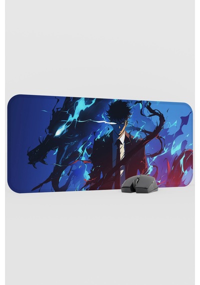 Solo Leveling Anime V1 - 70x30 Xl Gaming Kauçuk Kaymaz Taban Mouse Pad Fare Altlığı