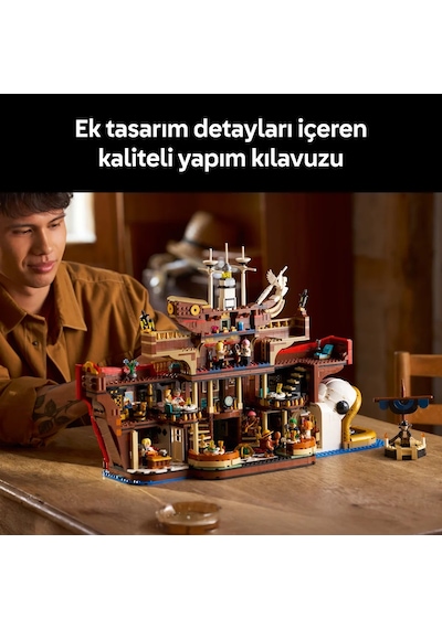 LEGO® ONE PIECE Baratie Yüzen Restoran 75640 – Yetişkinler için Dekoratif Yapım Seti (3402 Parça)