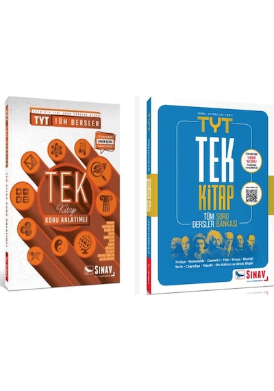 Sınav Yayınları TYT Tüm Dersler Konu Anlatımlı Soru Bankası Kazandıran Set