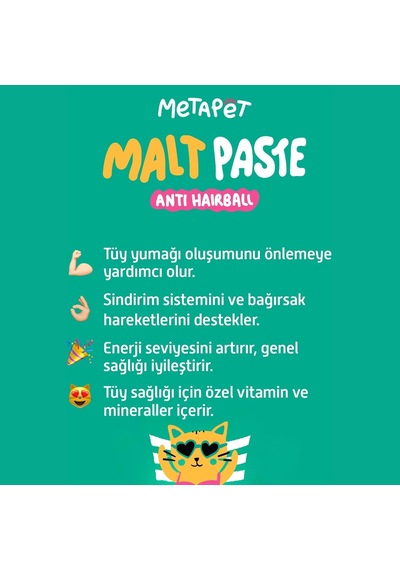 Tüy Yumağı Önleyici Kedi Maltı Anti Hairball Malt Paste 100 G