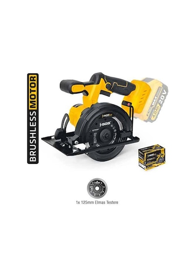 Sgs 5540b Akülü Granit Mermer Ve Seramik Kesme Makinesi 125 Mm 20v Kömürsüz Motor Solo - Aküsüz