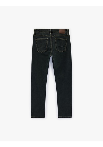Koton Pamuklu Slim Fit Jean Pantolon - Brad Jean Petrol 6sam40006nd Petrol Koton Pamuklu Slim Fit Jean Pantolon - Brad Jean Petrol 6sam40006nd Petrol