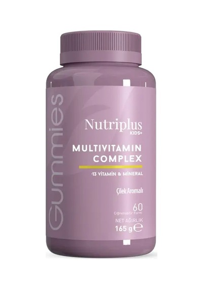 Nutriplus Çilek Aromalı Çocuklar İçin Multivitamin 60 Adet