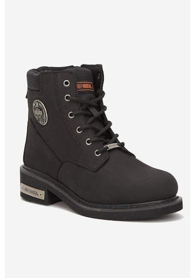 Harley Davidson Jim Hakiki Nubuk Deri Bot 36-40 Black Nubuk Siyah