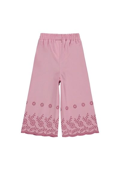 Civil Girls Beli Kemerli 2-5 Yaş Pantolon - Pembe Koyu Pembe