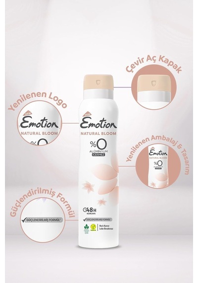 Emotıon Natural Bloom Deodorant, 150 Mililitre