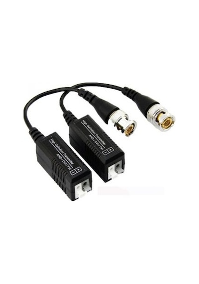 Balun - Ahd Kamera Cat5 - Cat6 Bnc Çevirici